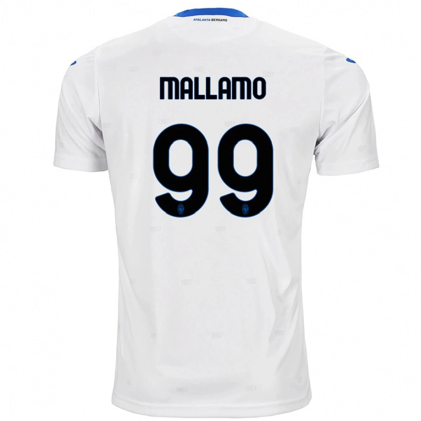 Danxen Niño Camiseta Alessandro Mallamo #99 Blanco 2ª Equipación 2024/25 La Camisa