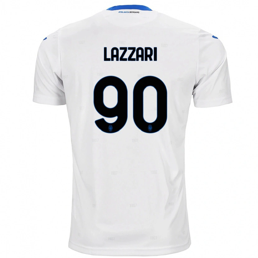 Danxen Niño Camiseta Ilaria Lazzari #90 Blanco 2ª Equipación 2024/25 La Camisa