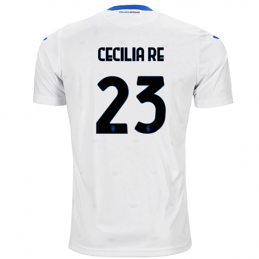 Danxen Niño Camiseta Cecilia Re #23 Blanco 2ª Equipación 2024/25 La Camisa