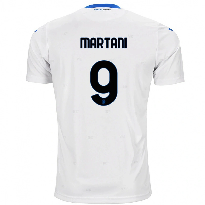 Danxen Niño Camiseta Alice Martani #9 Blanco 2ª Equipación 2024/25 La Camisa
