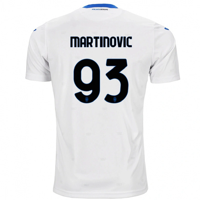 Danxen Niño Camiseta Melania Martinovic #93 Blanco 2ª Equipación 2024/25 La Camisa