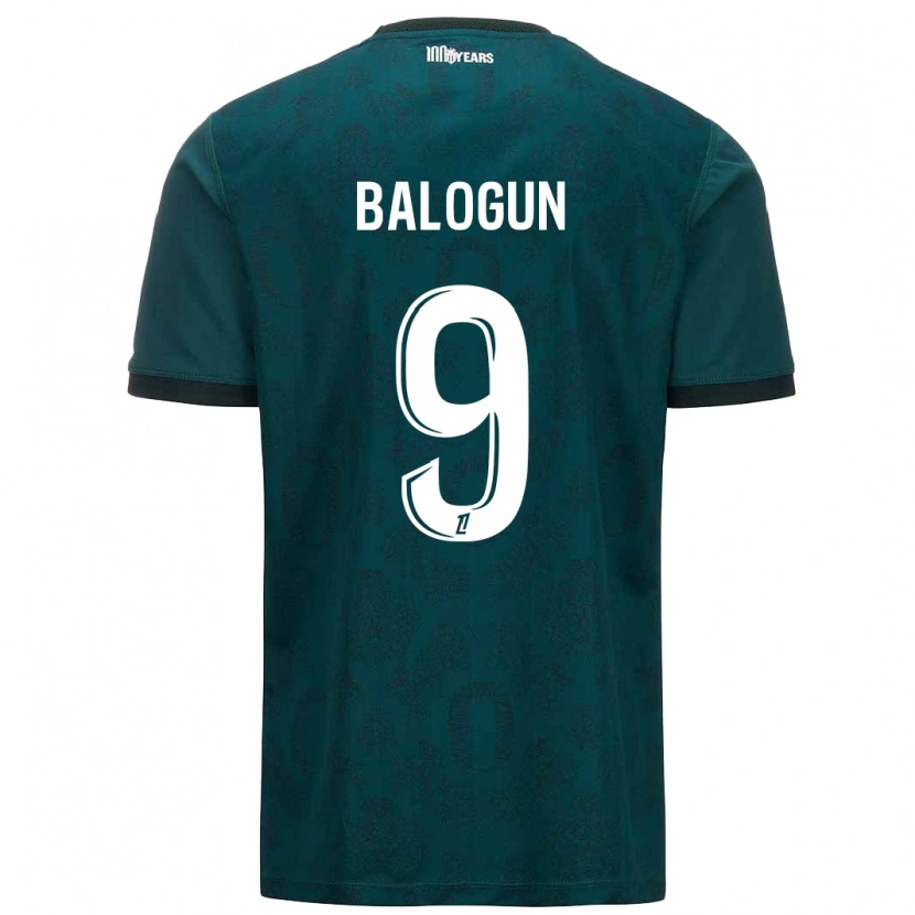 Danxen Niño Camiseta Folarin Balogun #9 Verde Oscuro 2ª Equipación 2024/25 La Camisa