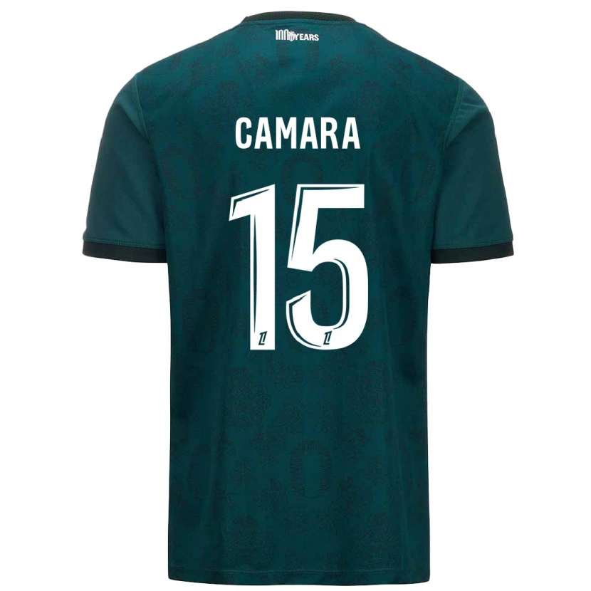 Danxen Niño Camiseta Lamine Camara #15 Verde Oscuro 2ª Equipación 2024/25 La Camisa