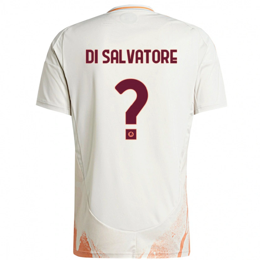Danxen Niño Camiseta Diego Di Salvatore #0 Crema Blanco Naranja 2ª Equipación 2024/25 La Camisa