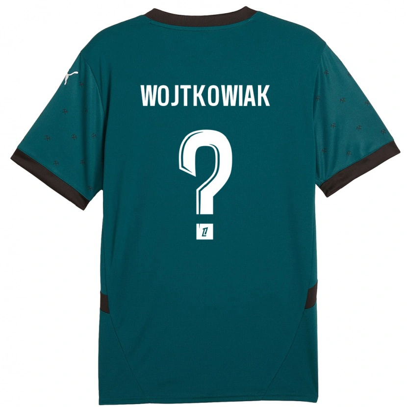 Danxen Niño Camiseta Valentin Wojtkowiak #0 Verde Oscuro 2ª Equipación 2024/25 La Camisa