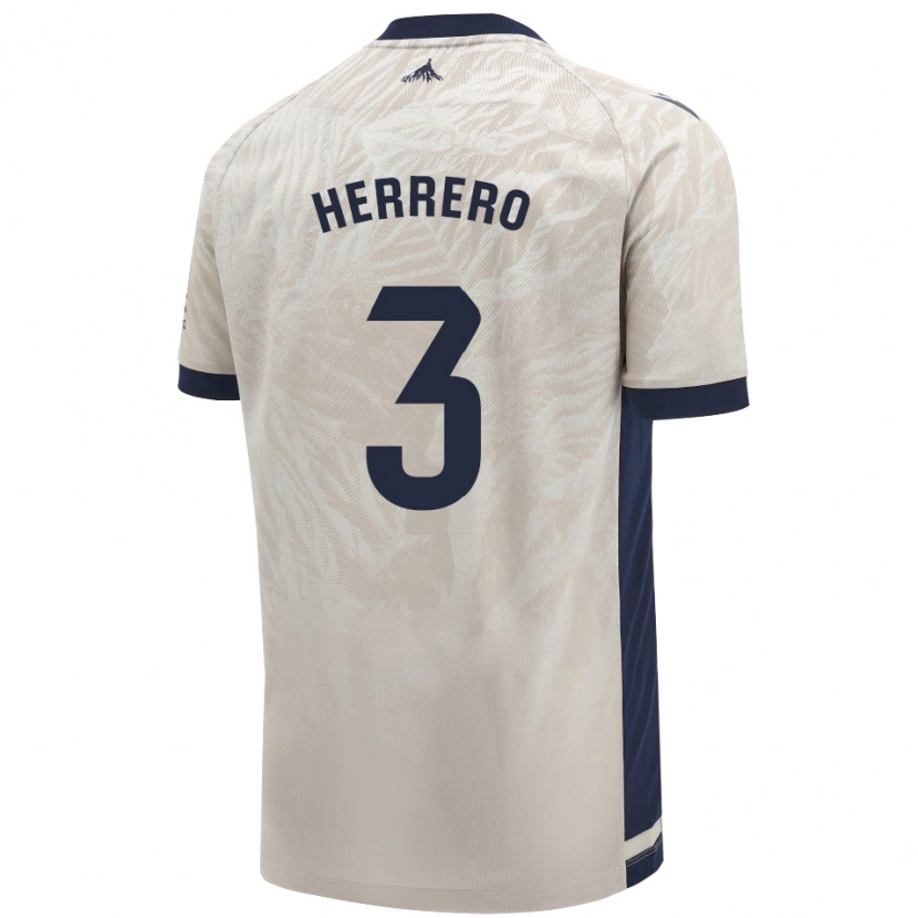 Danxen Niño Camiseta Toni Herrero #3 Gris Claro 2ª Equipación 2024/25 La Camisa