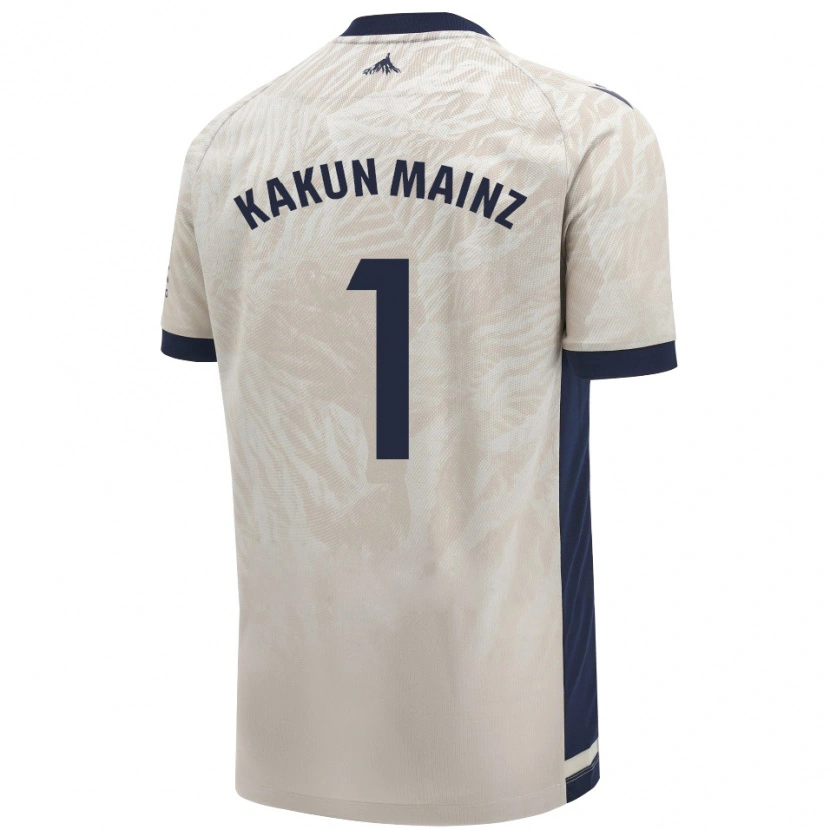Danxen Niño Camiseta Kakun Mainz #1 Gris Claro 2ª Equipación 2024/25 La Camisa