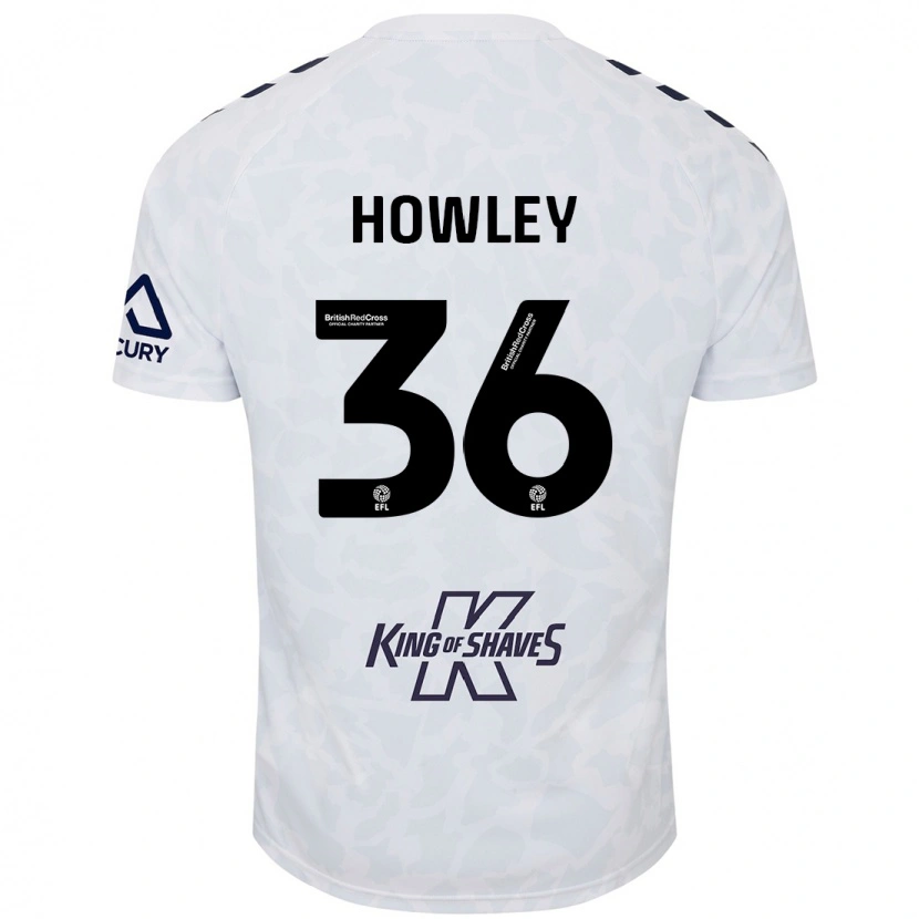 Danxen Niño Camiseta Ryan Howley #36 Blanco 2ª Equipación 2024/25 La Camisa