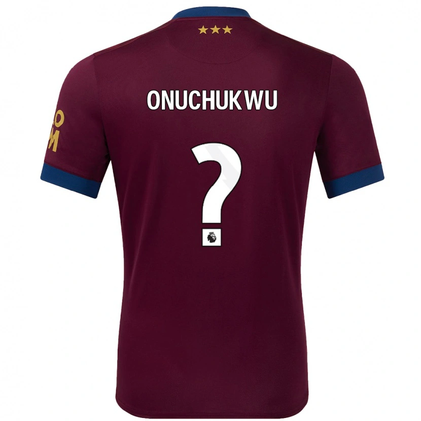 Danxen Niño Camiseta Abube Onuchukwu #0 Marrón 2ª Equipación 2024/25 La Camisa