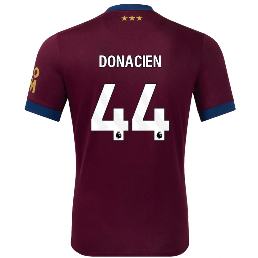 Danxen Niño Camiseta Janoi Donacien #44 Marrón 2ª Equipación 2024/25 La Camisa