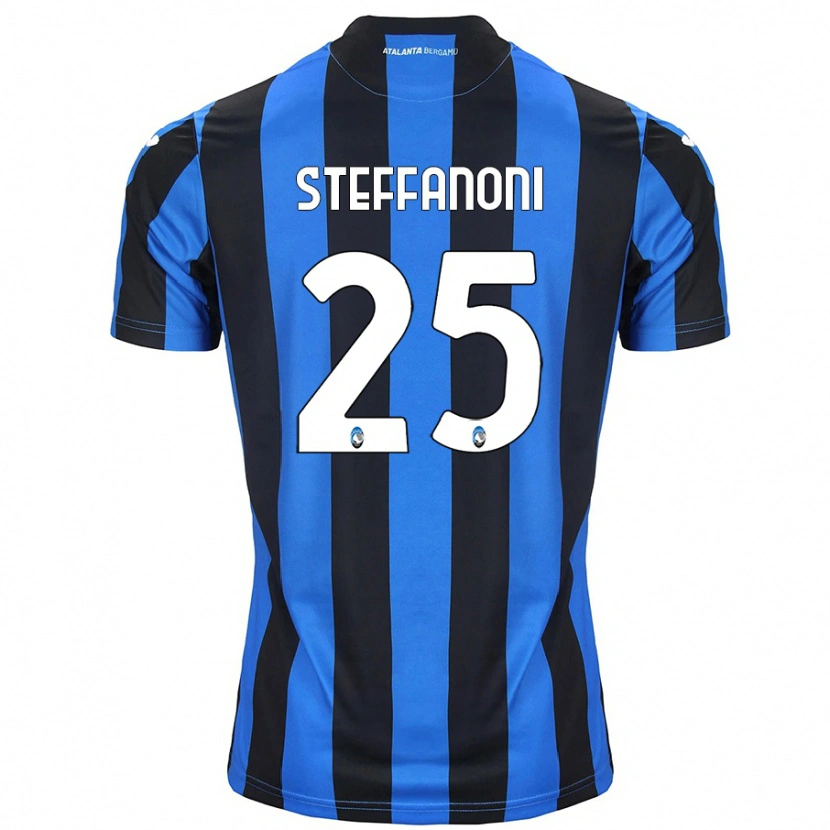 Danxen Hombre Camiseta Federico Steffanoni #25 Azul Negro 1ª Equipación 2024/25 La Camisa
