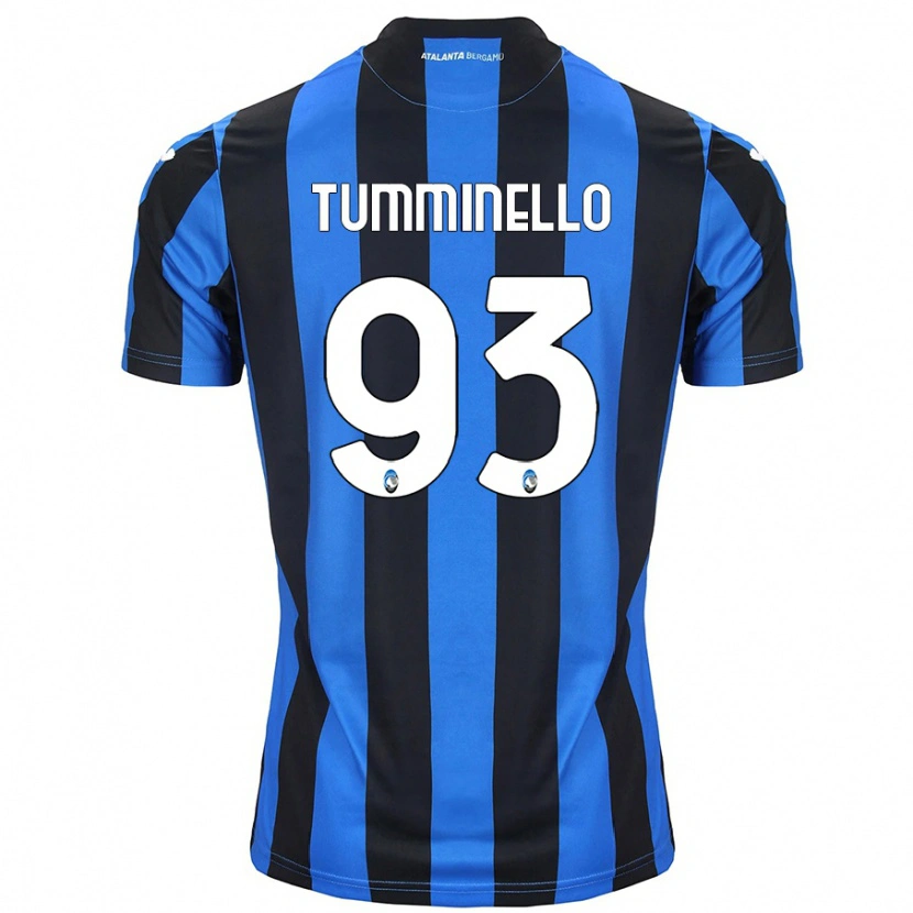 Danxen Hombre Camiseta Marco Tumminello #93 Azul Negro 1ª Equipación 2024/25 La Camisa