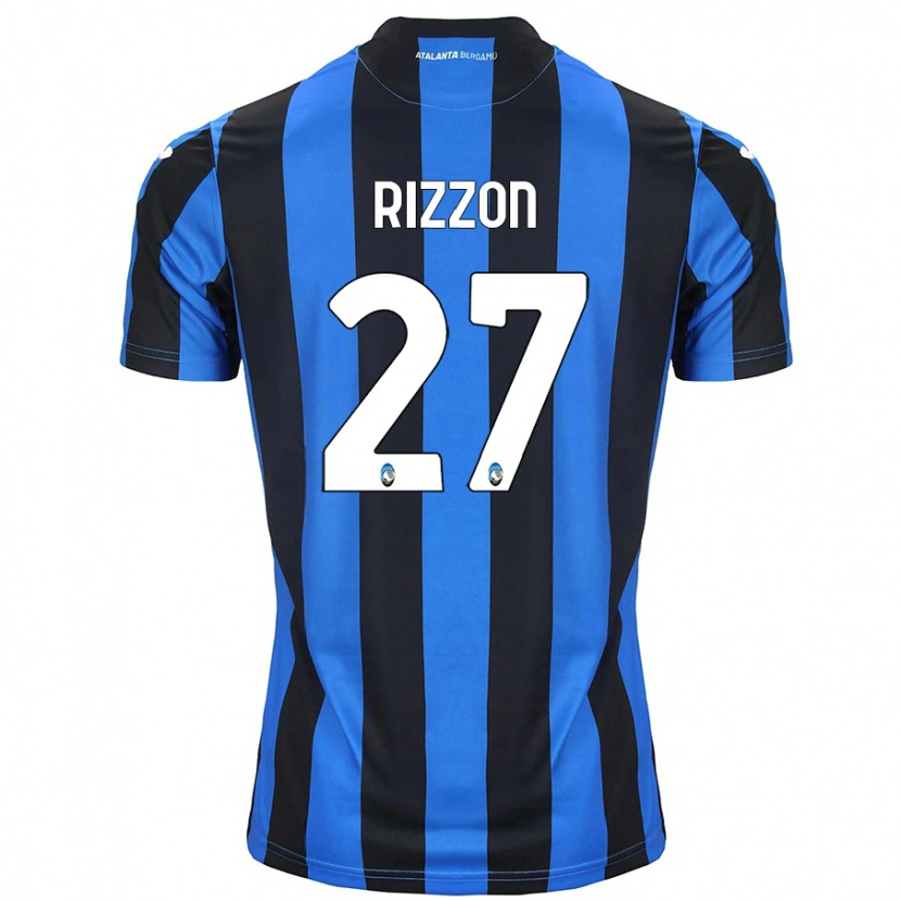 Danxen Hombre Camiseta Giulia Rizzon #27 Azul Negro 1ª Equipación 2024/25 La Camisa