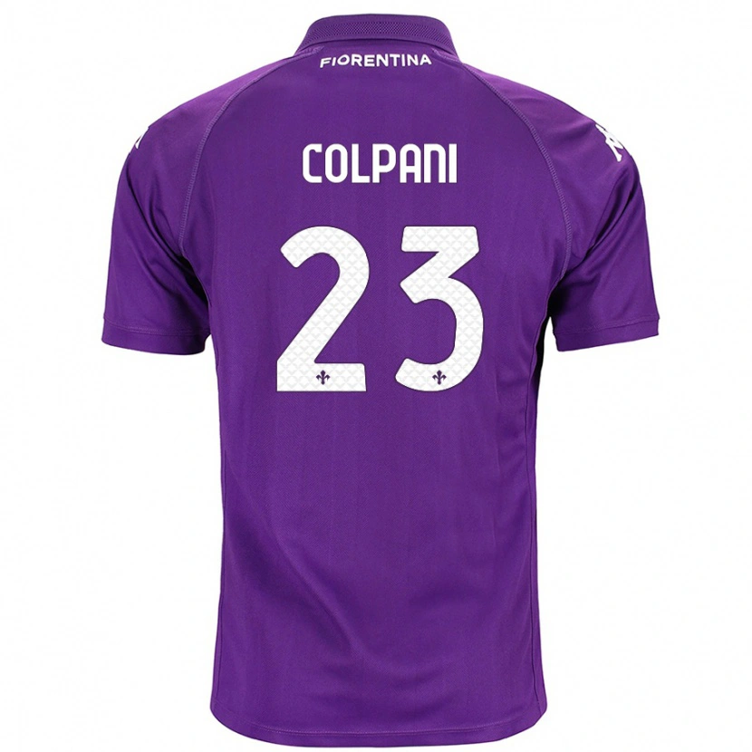 Danxen Hombre Camiseta Andrea Colpani #23 Morado 1ª Equipación 2024/25 La Camisa