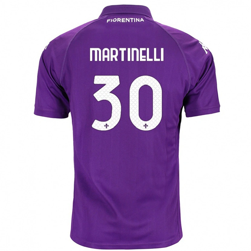 Danxen Hombre Camiseta Tommaso Martinelli #30 Morado 1ª Equipación 2024/25 La Camisa