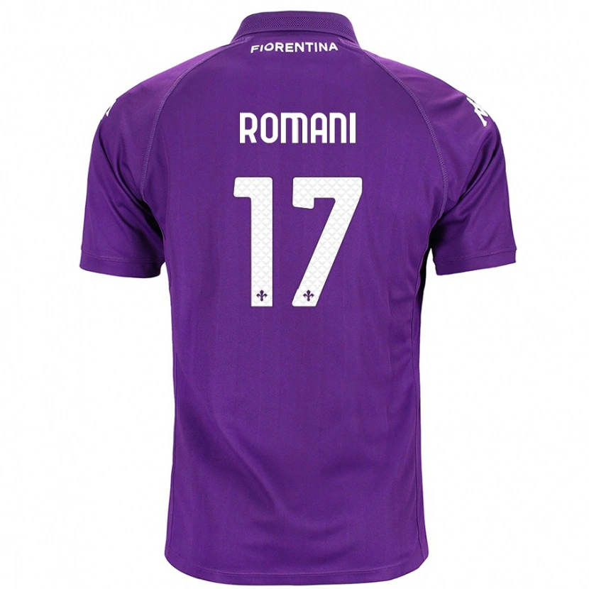 Danxen Hombre Camiseta Lorenzo Romani #17 Morado 1ª Equipación 2024/25 La Camisa