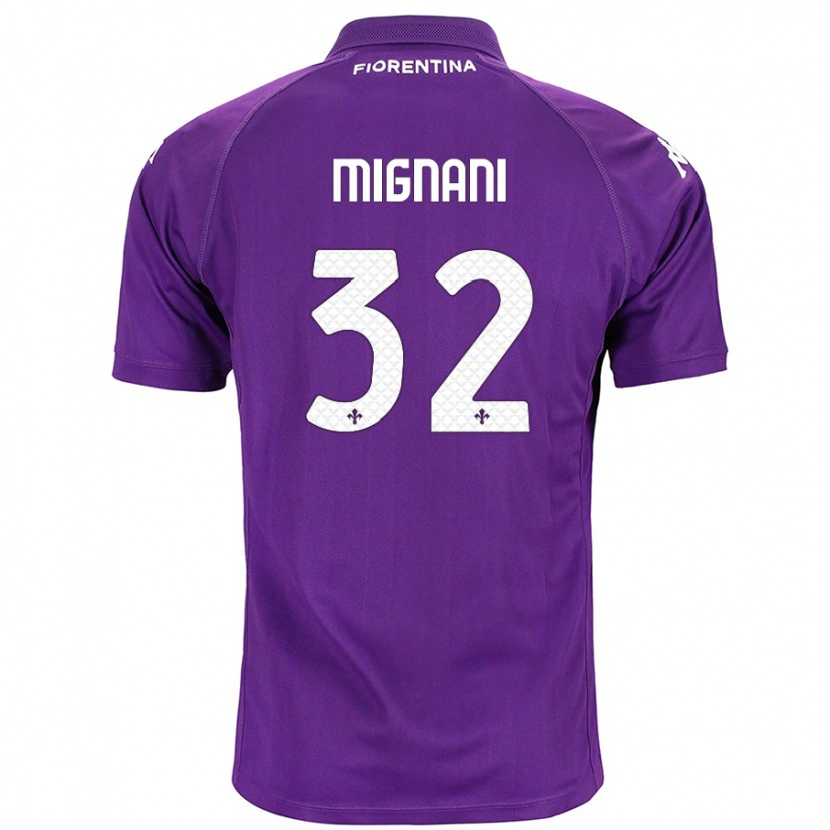 Danxen Hombre Camiseta Carlo Mignani #32 Morado 1ª Equipación 2024/25 La Camisa
