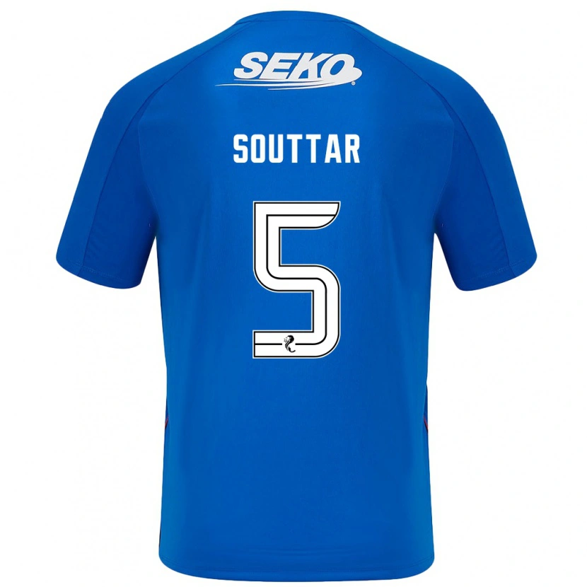 Danxen Hombre Camiseta John Souttar #5 Azul Oscuro 1ª Equipación 2024/25 La Camisa