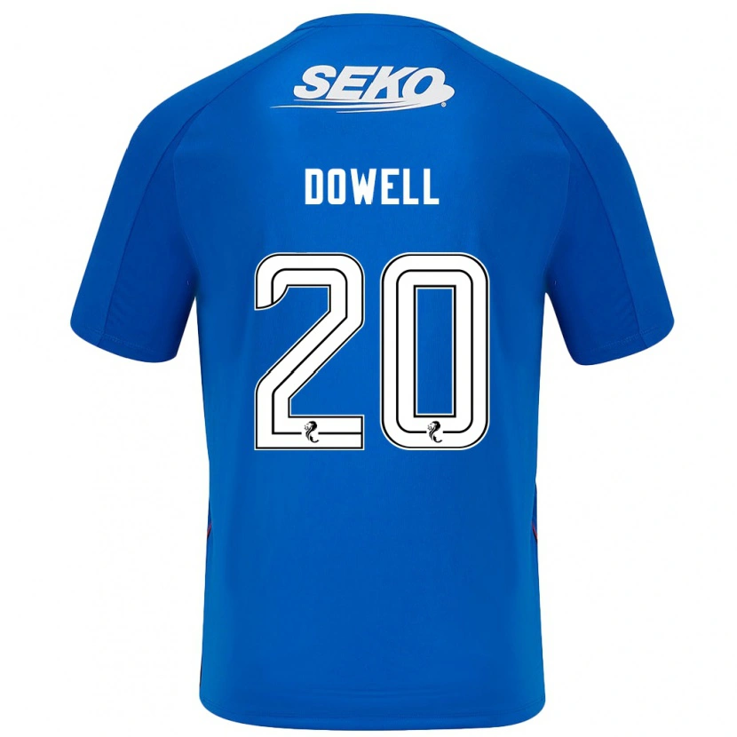 Danxen Hombre Camiseta Kieran Dowell #20 Azul Oscuro 1ª Equipación 2024/25 La Camisa