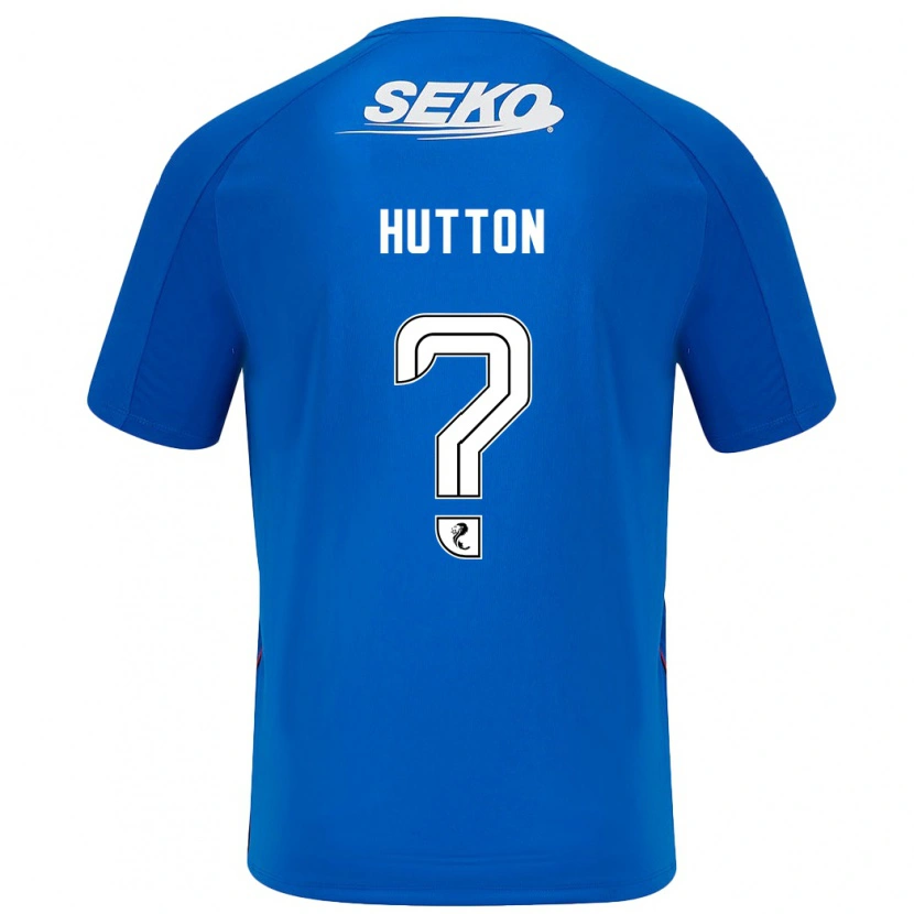 Danxen Hombre Camiseta Zander Hutton #0 Azul Oscuro 1ª Equipación 2024/25 La Camisa