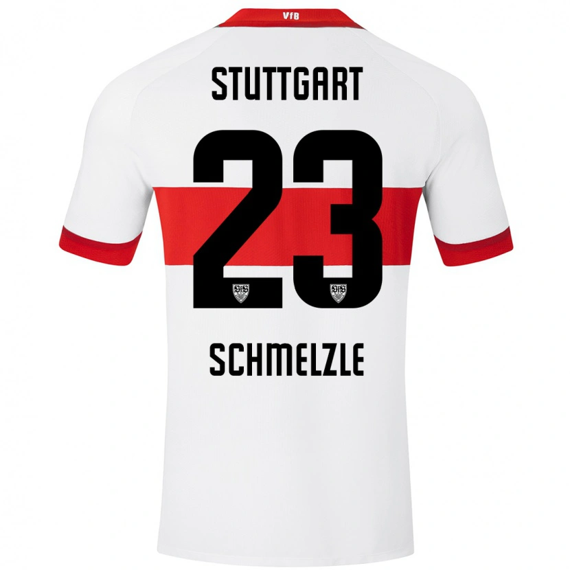 Danxen Hombre Camiseta Marlen Schmelzle #23 Blanco Rojo 1ª Equipación 2024/25 La Camisa