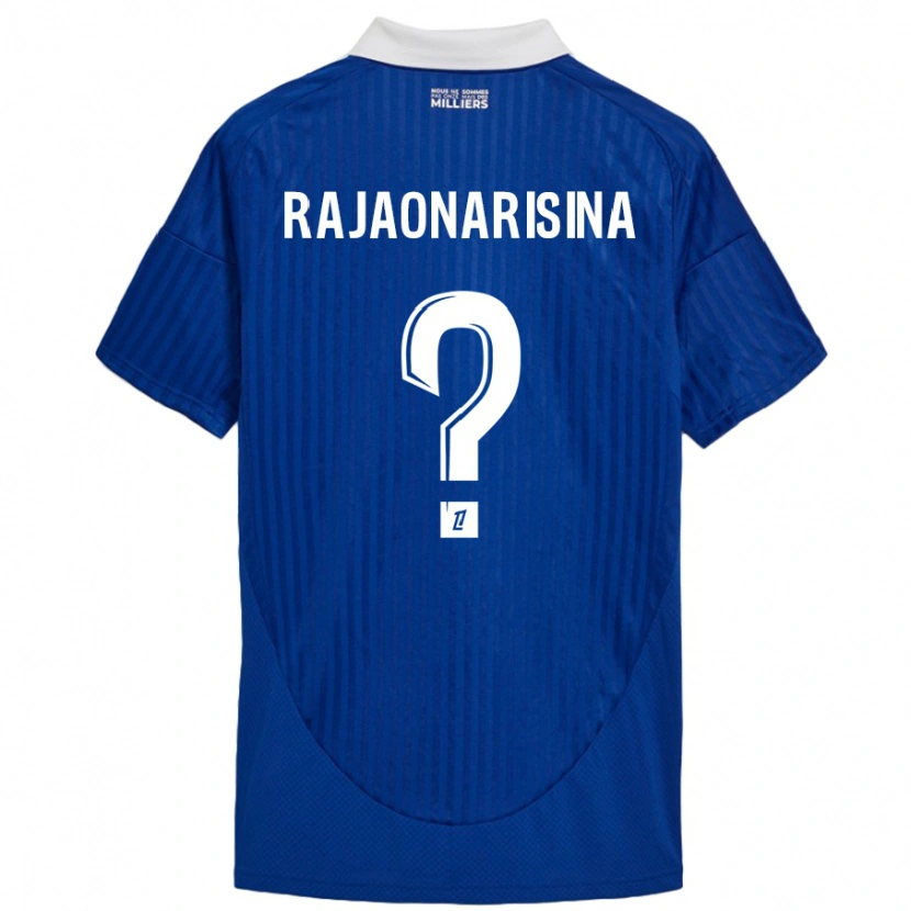 Danxen Hombre Camiseta Noah Rajaonarisina #0 Azul Blanco 1ª Equipación 2024/25 La Camisa