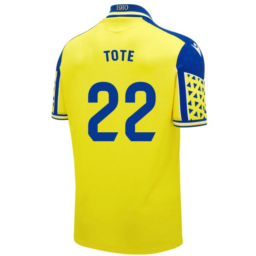 Danxen Hombre Camiseta Tote #22 Amarillo Azul 1ª Equipación 2024/25 La Camisa
