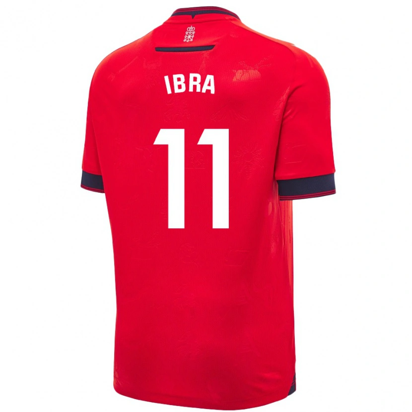 Danxen Hombre Camiseta María González Pont #11 Rojo Blanco 1ª Equipación 2024/25 La Camisa