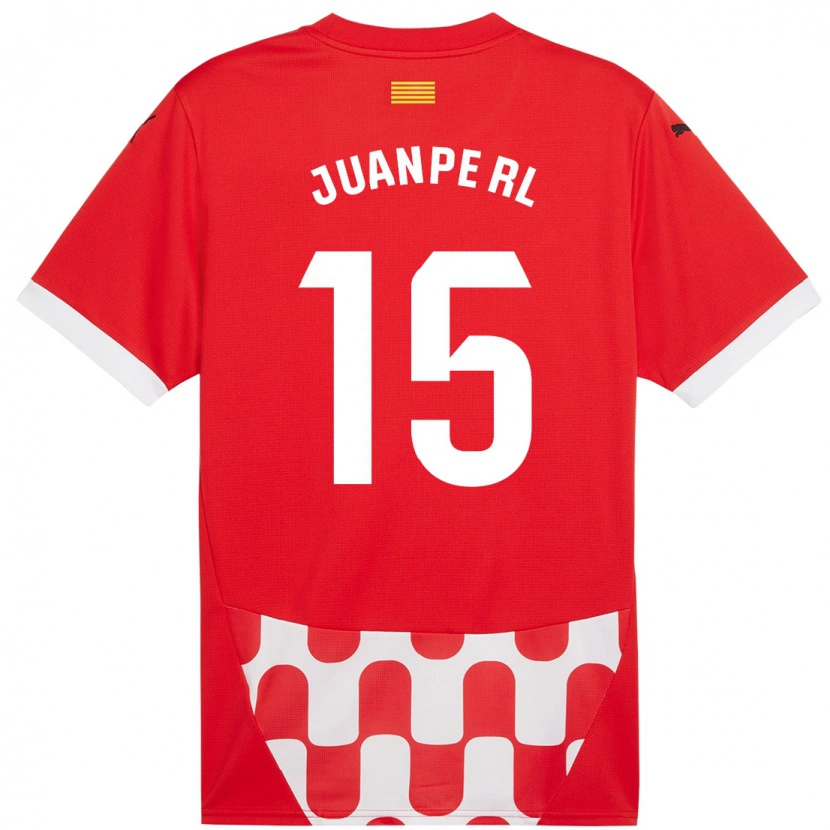 Danxen Hombre Camiseta Juanpe #15 Rojo Blanco 1ª Equipación 2024/25 La Camisa
