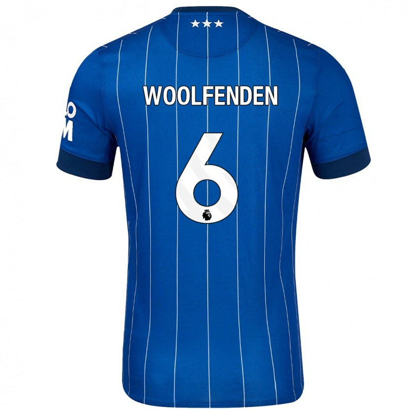Danxen Hombre Camiseta Luke Woolfenden #6 Azul Marino 1ª Equipación 2024/25 La Camisa