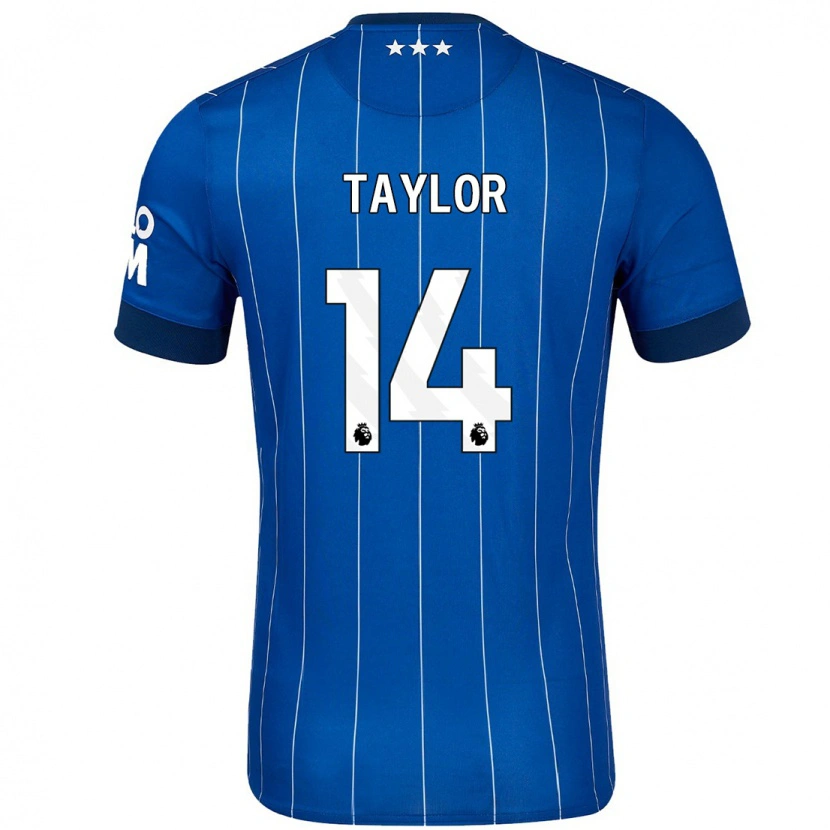 Danxen Hombre Camiseta Jack Taylor #14 Azul Marino 1ª Equipación 2024/25 La Camisa