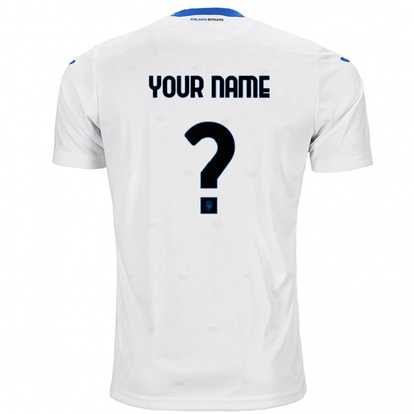 Danxen Hombre Camiseta Su Nombre #0 Blanco 2ª Equipación 2024/25 La Camisa