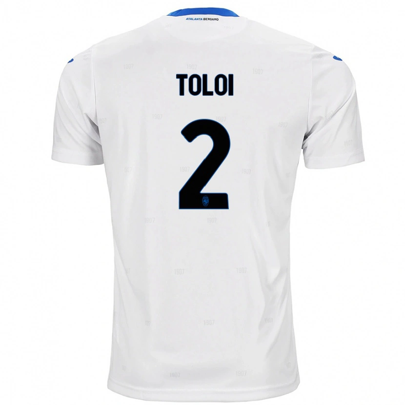 Danxen Hombre Camiseta Rafael Tolói #2 Blanco 2ª Equipación 2024/25 La Camisa