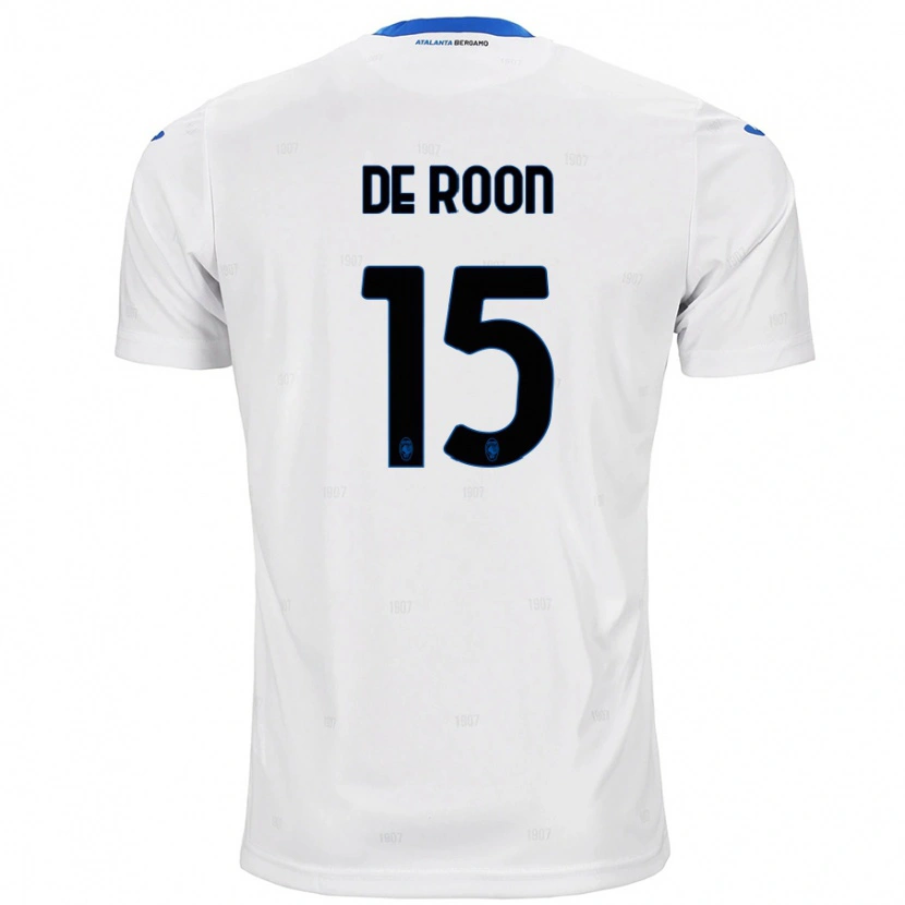 Danxen Hombre Camiseta Marten De Roon #15 Blanco 2ª Equipación 2024/25 La Camisa