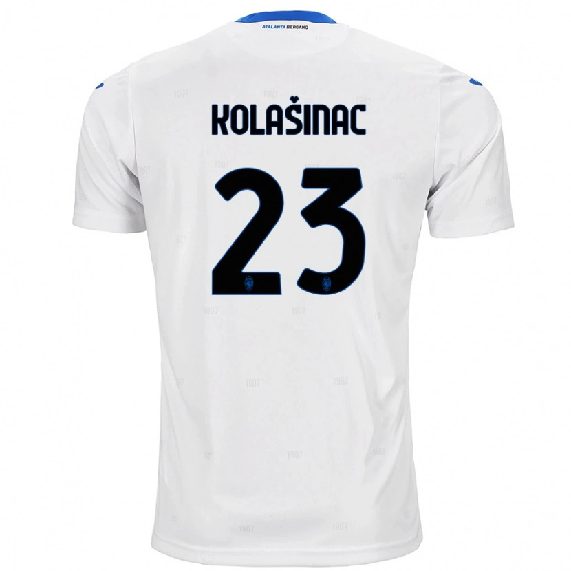 Danxen Hombre Camiseta Sead Kolasinac #23 Blanco 2ª Equipación 2024/25 La Camisa