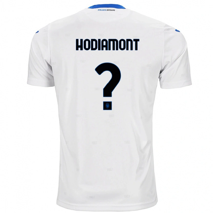 Danxen Hombre Camiseta Lyam Hodiamont #0 Blanco 2ª Equipación 2024/25 La Camisa