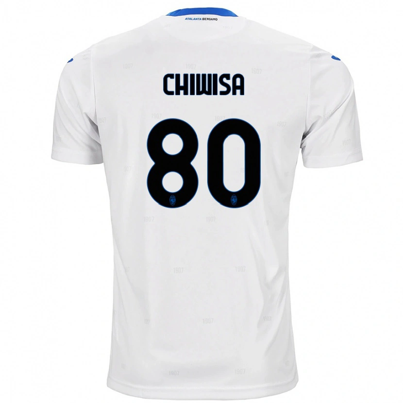 Danxen Hombre Camiseta Mannah Chiwisa #80 Blanco 2ª Equipación 2024/25 La Camisa