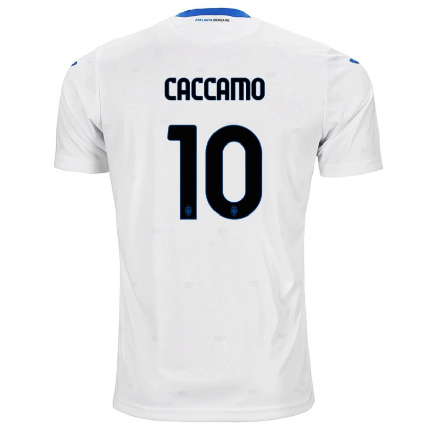 Danxen Hombre Camiseta Patrizia Caccamo #10 Blanco 2ª Equipación 2024/25 La Camisa