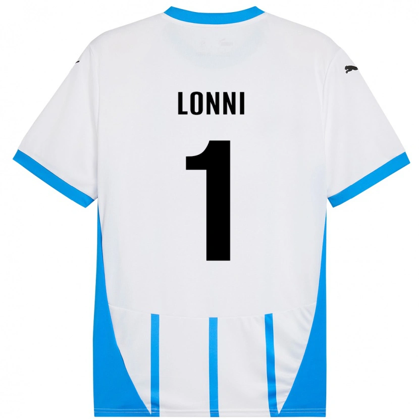 Danxen Hombre Camiseta Lia Lonni #1 Blanco Azul 2ª Equipación 2024/25 La Camisa