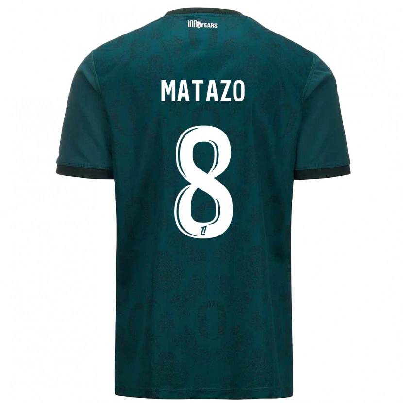 Danxen Hombre Camiseta Eliot Matazo #8 Verde Oscuro 2ª Equipación 2024/25 La Camisa