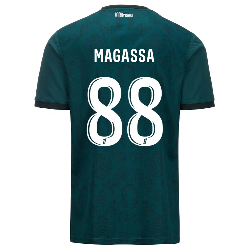Danxen Hombre Camiseta Soungoutou Magassa #88 Verde Oscuro 2ª Equipación 2024/25 La Camisa