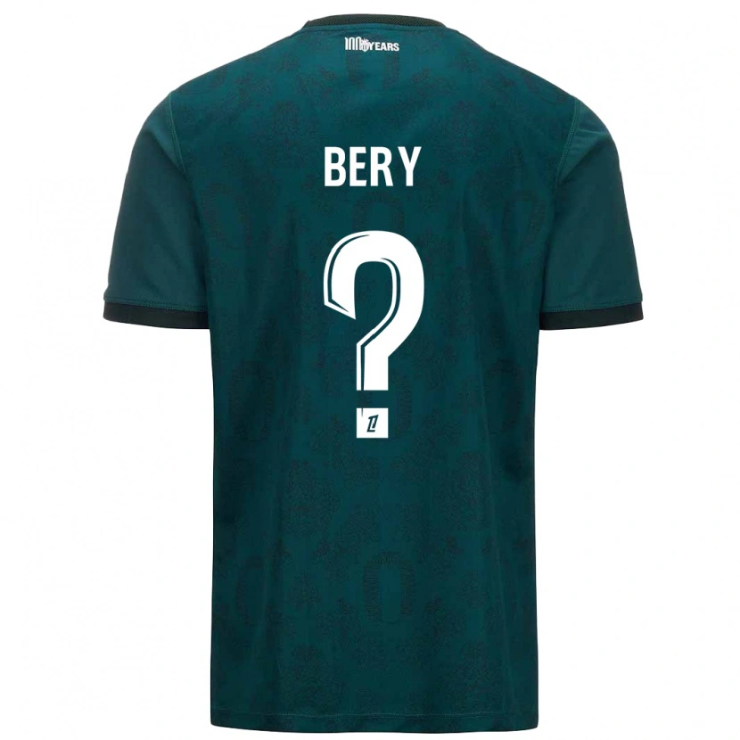 Danxen Hombre Camiseta Jules Bery #0 Verde Oscuro 2ª Equipación 2024/25 La Camisa