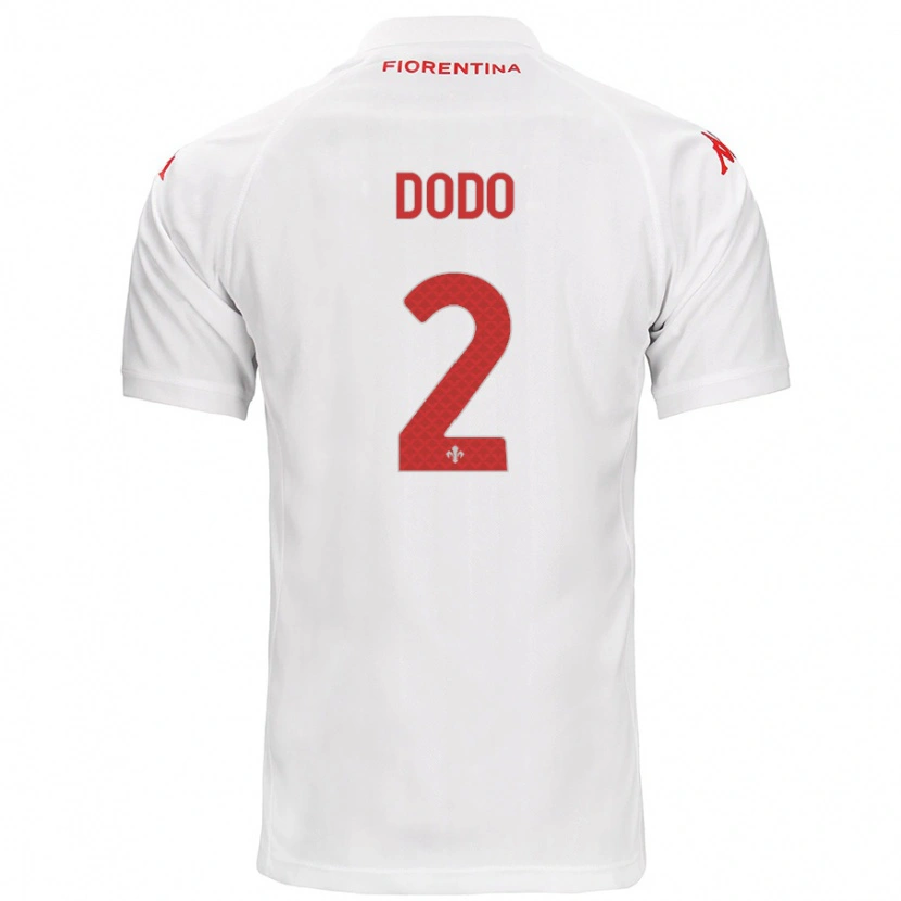 Danxen Hombre Camiseta Dodô #2 Blanco 2ª Equipación 2024/25 La Camisa