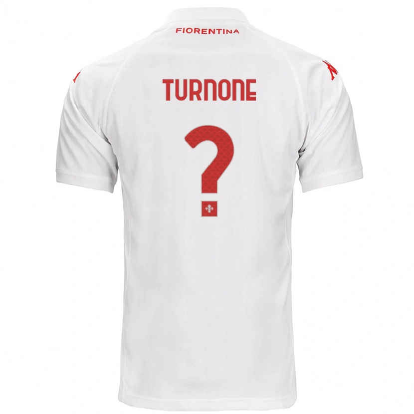 Danxen Hombre Camiseta Niccolò Turnone #0 Blanco 2ª Equipación 2024/25 La Camisa