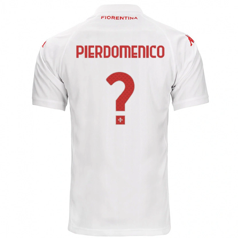 Danxen Hombre Camiseta Jacopo Di Pierdomenico #0 Blanco 2ª Equipación 2024/25 La Camisa