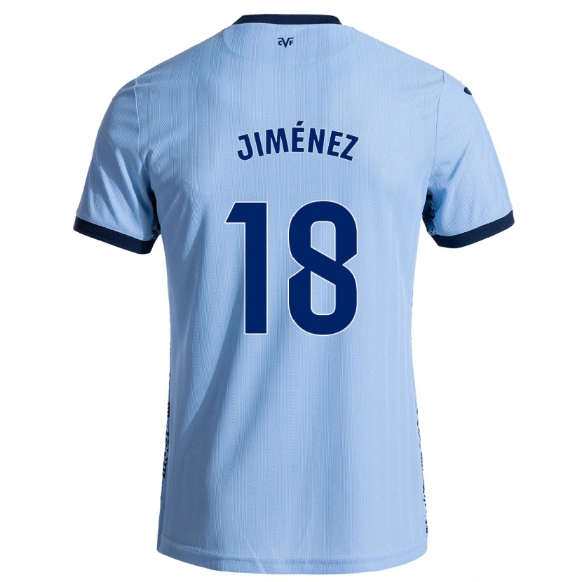 Danxen Hombre Camiseta Alex Jiménez #18 Azul Cielo 2ª Equipación 2024/25 La Camisa