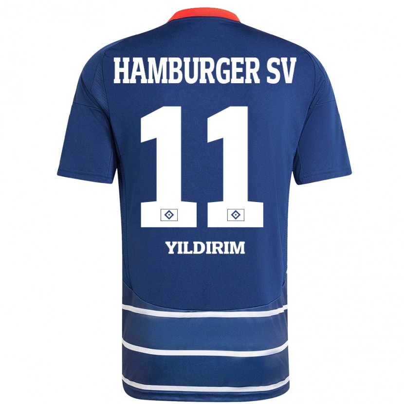 Danxen Hombre Camiseta Mehmet Yildirim #11 Azul Oscuro 2ª Equipación 2024/25 La Camisa
