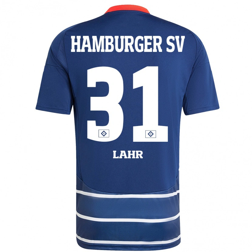 Danxen Hombre Camiseta Jobina Lahr #31 Azul Oscuro 2ª Equipación 2024/25 La Camisa