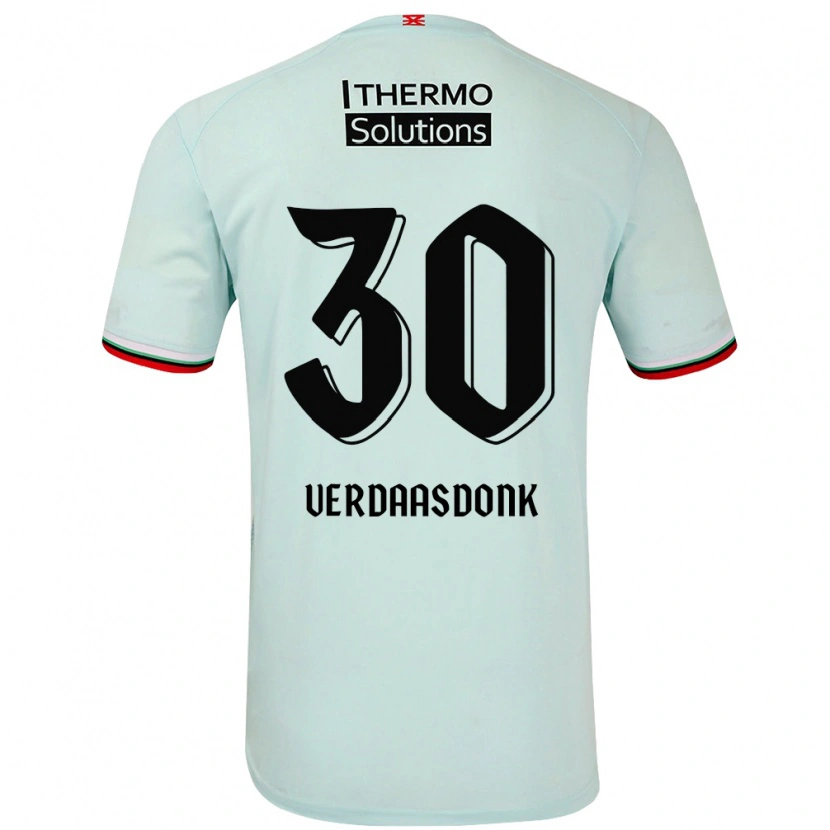 Danxen Hombre Camiseta Suus Verdaasdonk #30 Verde Claro 2ª Equipación 2024/25 La Camisa