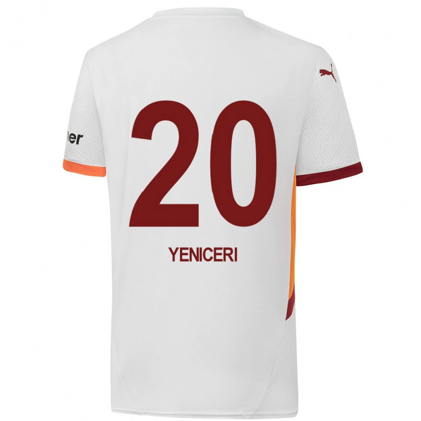 Danxen Hombre Camiseta Berna Yeniçeri #20 Blanco Amarillo Rojo 2ª Equipación 2024/25 La Camisa